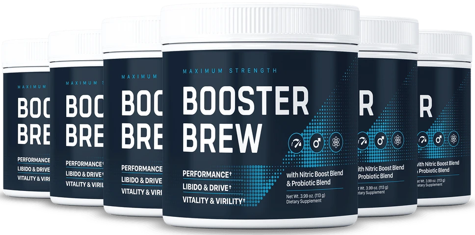 Booster Brew multi bottle powder package